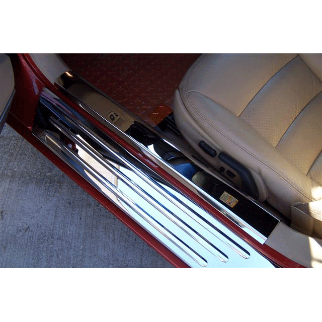 C6 Corvette Polished Stainless Inner Doorsills (05-13 C6 / C6 Z06),0