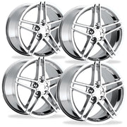 C6Z06 Style Corvette Wheels (Set): Chrome,Wheels & Tires