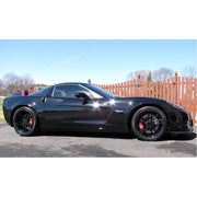 C6Z06 Style Corvette Wheels (Set): Gloss Black,Wheels & Tires