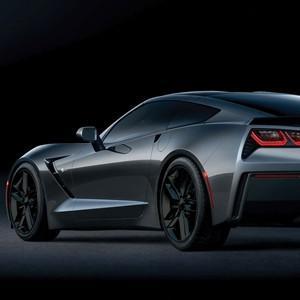 C7 Corvette - Black GM Z51 Split Spoke Wheels,Wheels & Tires