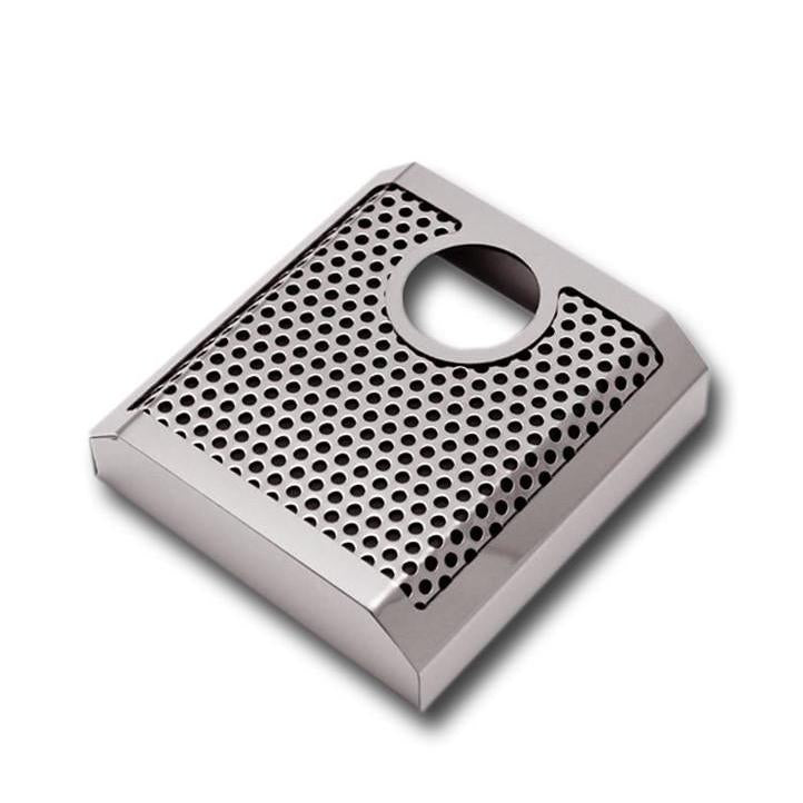 C7 Corvette - Brake Master Cylinder Cover - Polished Perforated - Auto : Stingray, Z51, Z06,Engine