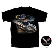 C7 Corvette - Race Proven Z06 T-shirt : Black,Apparel