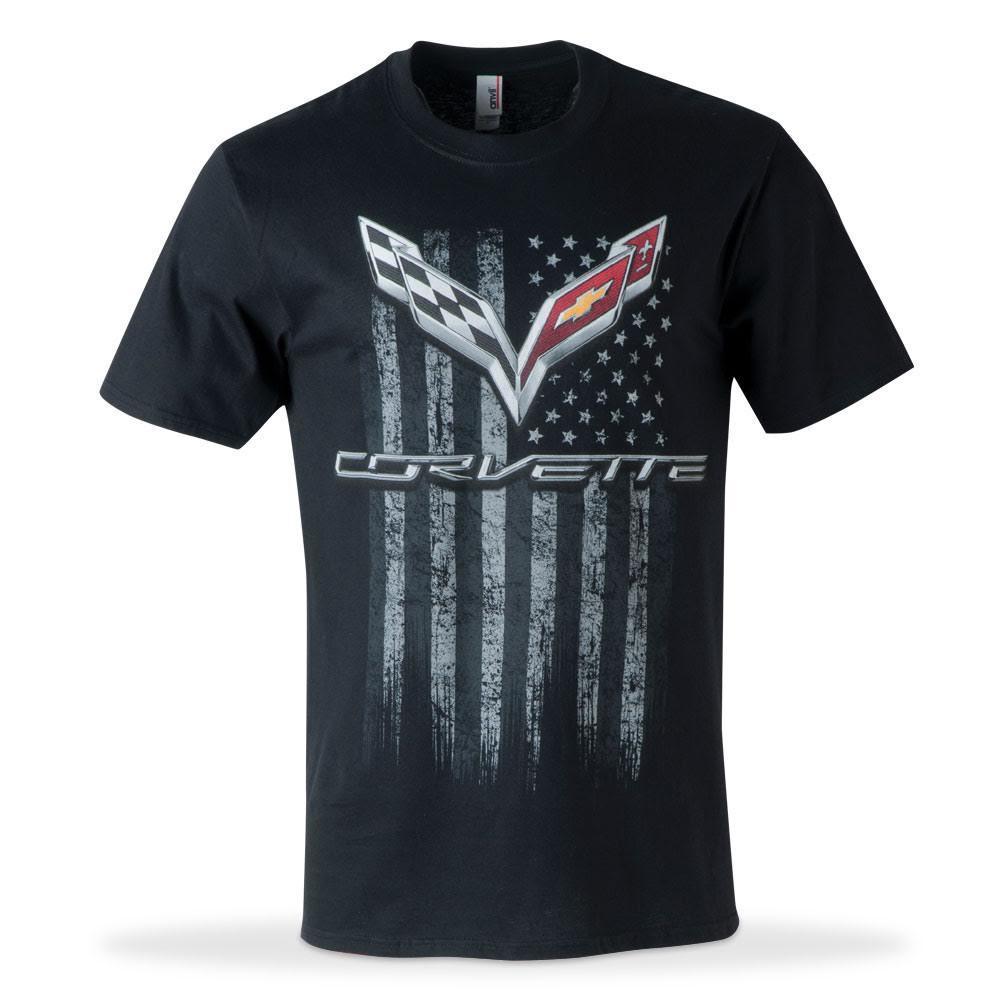 C7 Corvette American Flag tee,Apparel