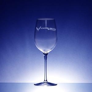 C7 Corvette Crescendo Chardonnay Crystalware - 12.5 oz. : C7 Stingray, Z06, Grand Sport, ZR1,Home & Office