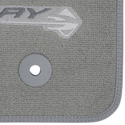 C7 Corvette Floor Mats - Gray w/Stingray Logo,Interior