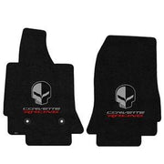 C7 Corvette Floor Mats - Lloyds Mats - Corvette Racing Script and Jake Logo,Interior