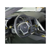 C7 Corvette Interior Trim Ring Knob Covers - Billet Hydro Carbon Fiber : Stingray, Z06,Interior