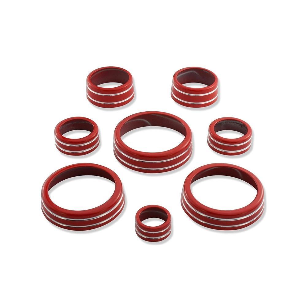 C7 Corvette Interior Trim Ring Knob Covers - Billet : Stingray, Z06,Interior