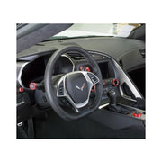 C7 Corvette Interior Trim Ring Knob Covers - Billet : Stingray, Z06,Interior