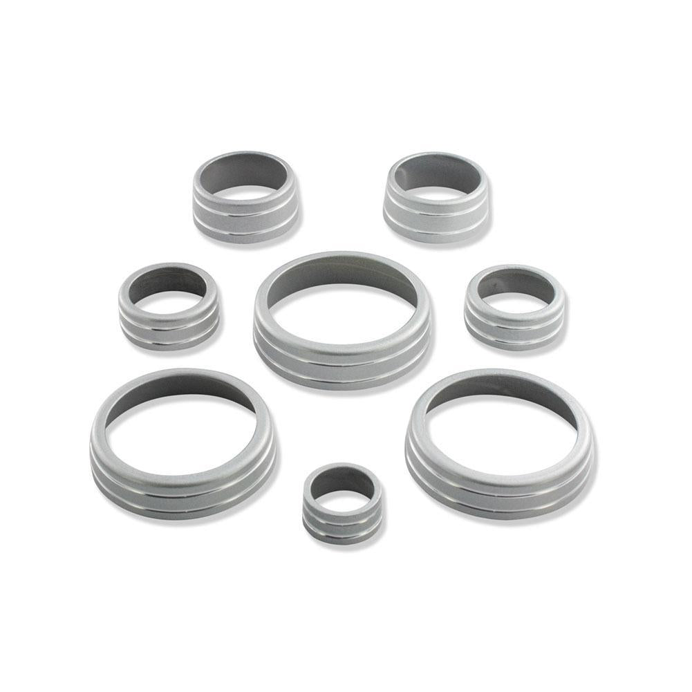 C7 Corvette Interior Trim Ring Knob Covers - Billet : Stingray, Z06,Interior
