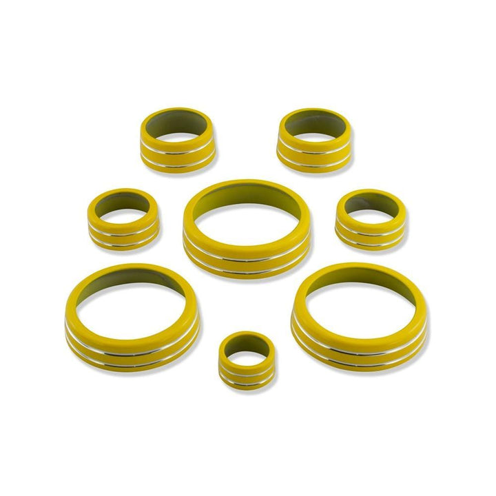 C7 Corvette Interior Trim Ring Knob Covers - Billet : Stingray, Z06,Interior