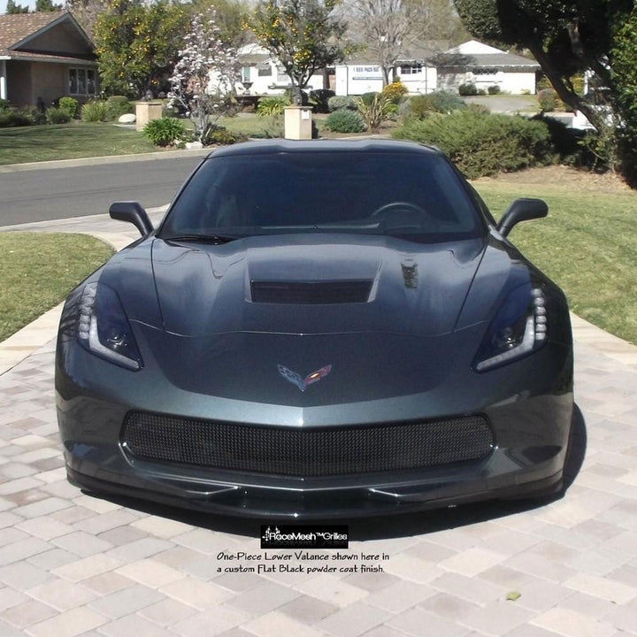 C7 Corvette One Piece Lower Valance Grille,Exterior