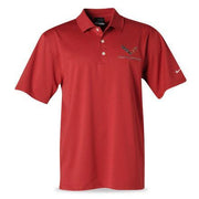 C7 Corvette Polo - Men's Nike Dri Fit Performance Polo Pro Red,Apparel