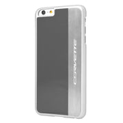 C7 Corvette Script - Hardcase iPhone 6 PLUS Case : Silver Brushed,0