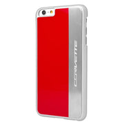 C7 Corvette Script - Hardcase iPhone 6 PLUS Case : Silver Brushed,0