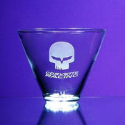 C7 Corvette Stemless Martini Glasses - 10 oz. : C7 Stingray, Z06, Grand Sport, ZR1,Home & Office