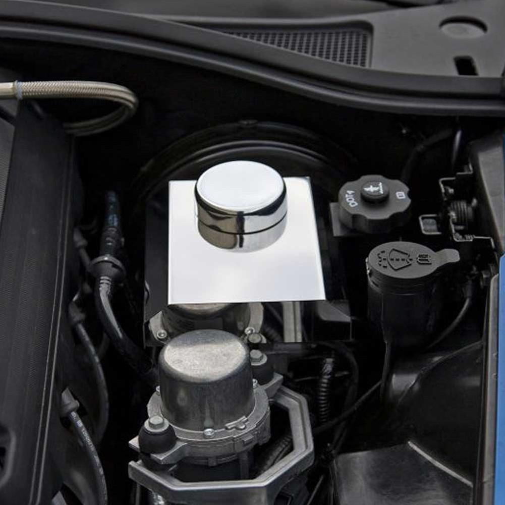 C7 Corvette Stingray Brake Master Cylinder Cover w/ Cap Cover Polished,Engine