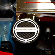 C7 Corvette Stingray Cap Cover 5Pc. Set Auto - GM Licensed Chrome/Brushed/Carbon Fiber Inlay Colors,Engine