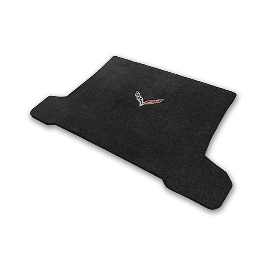 C7 Corvette Stingray Cargo Mat - Lloyds Mats with C7 Crossed Flags : Black,Interior