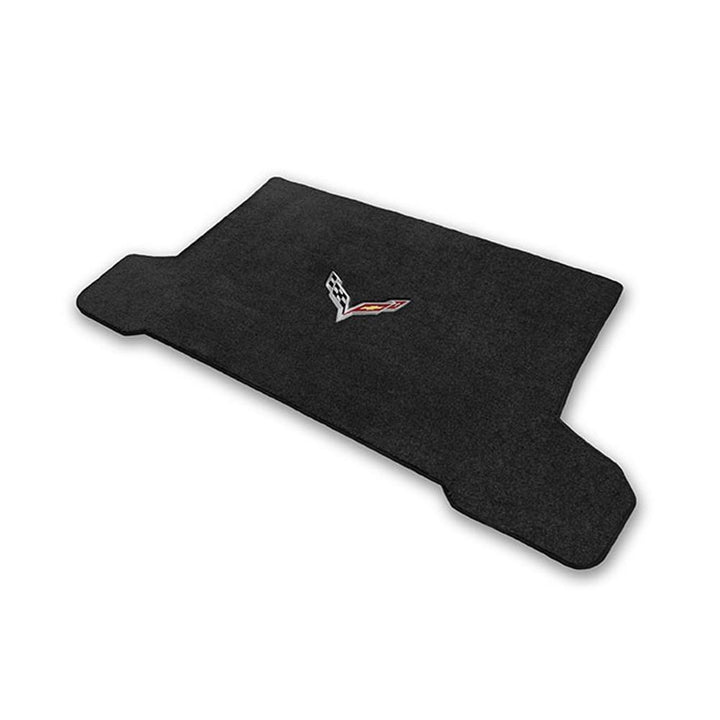 C7 Corvette Stingray Cargo Mat - Lloyds Mats with C7 Crossed Flags : Black,Interior