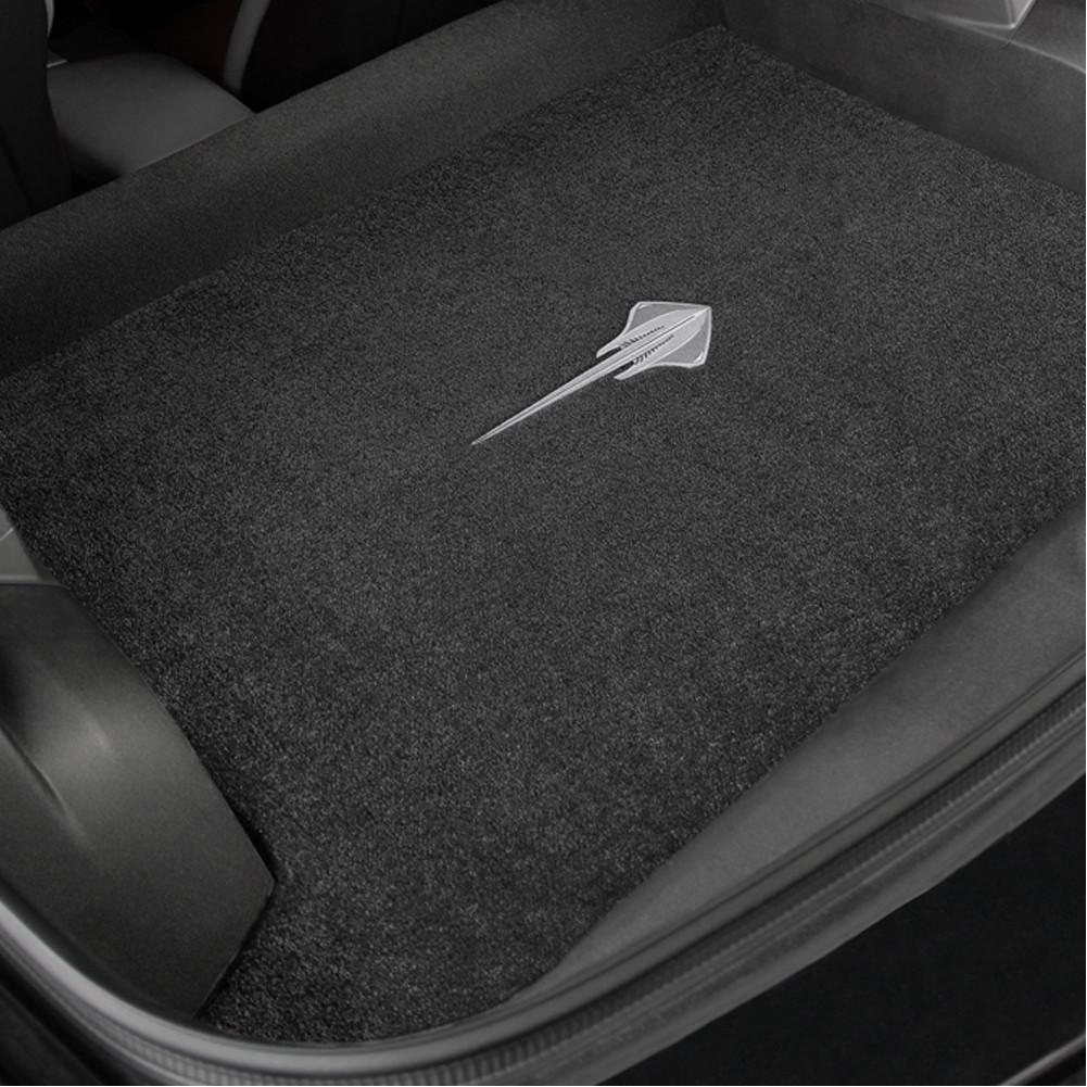 C7 Corvette Stingray Cargo Mat - Lloyds Mats with Stingray Emblem : Black,Interior