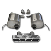 Corsa Corvette Exhaust System (14763): 2.75” Polished Poly Tip Corsa Xtreme Valve-Back Performance Exhaust For C7 Corvette Stingray,Exhaust