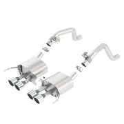 C7 Corvette Stingray Exhaust - Borla S-Type Rear Section : Quad 4.25" Round Tips,Exhaust