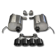 Corsa Corvette Exhaust System (14762/14762BLK): 2.75” Quad 4.50” Tip Corsa Xtreme Valve-Back Performance Exhaust For C7 Corvette Stingray,Exhaust