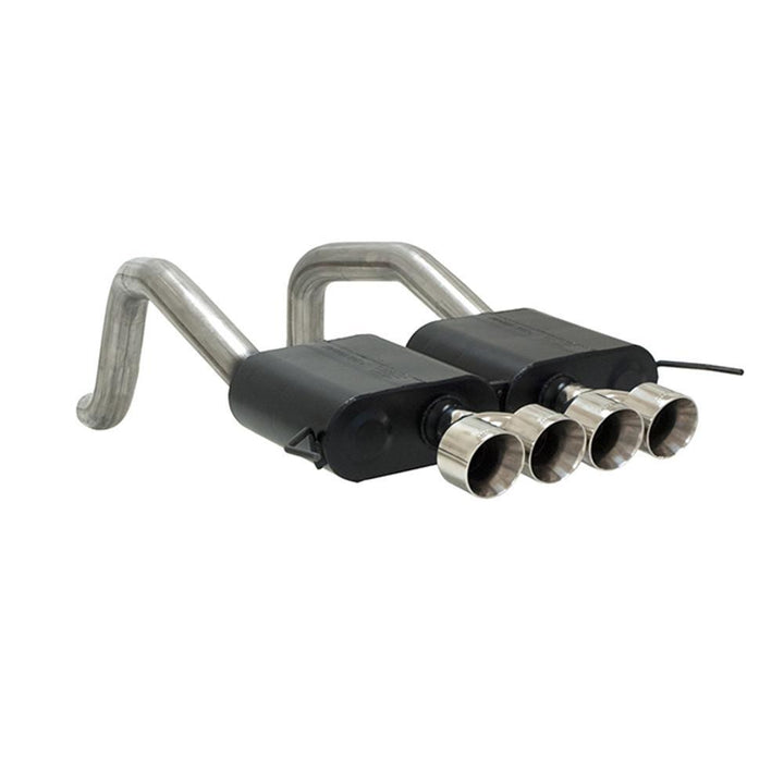 C7 Corvette Stingray Exhaust - Flowmaster American Thunder Axle-Back : Quad 3.00" Round Tips,Exhaust