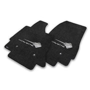 C7 Corvette Stingray Floor Mats - Lloyds Mats with C7 Stingray Emblem & Corvette Script : Black,Interior