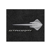 C7 Corvette Stingray Floor Mats - Lloyds Mats with C7 Stingray Emblem & Stingray Script : Black,Interior
