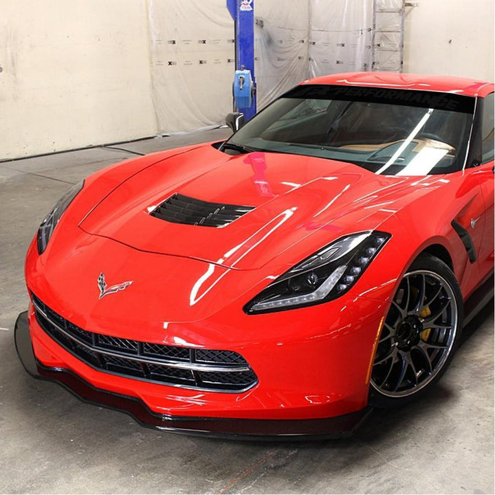 C7 Corvette Stingray Front Air Dam / Splitter - Carbon Fiber,Exterior
