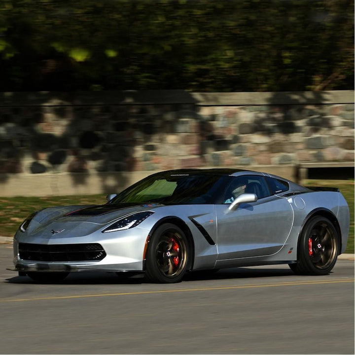 C7 Corvette Stingray Front Fender Vent Inserts - Carbon Fiber : Concept7,Exterior