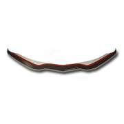 C7 Corvette Stingray Front Lip Spoiler/Splitter Polished w/ Carbon Fiber Overlay w/ "CORVETTE" Script Inlay,0