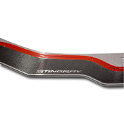 C7 Corvette Stingray Front Lip Spoiler/Splitter Polished w/ Carbon Fiber Overlay w/ "STINGRAY" Script Inlay,Exterior