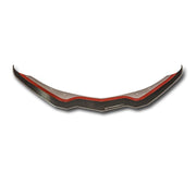 C7 Corvette Stingray Front Lip Spoiler/Splitter Polished w/ Carbon Fiber Overlay w/ "STINGRAY" Script Inlay,Exterior