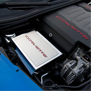 C7 Corvette Stingray Fuse Box Cover / "CORVETTE" Script Carbon Fiber Inlay Colors,Engine