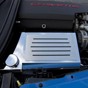 C7 Corvette Stingray Fuse Box Cover Polished - Slotted,Engine