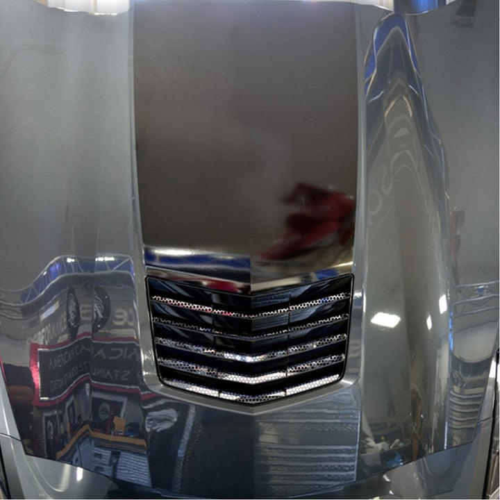 C7 Corvette Stingray Hood Vent Grille Polished - Matrix Series,Engine