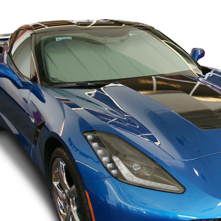 C7 Corvette Stingray Insulated Silver Accordion Style Sunshade,Car Care