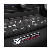 C7 Corvette Stingray Interior Dash Trim Badge - C7 Jake Logo : Black,Interior