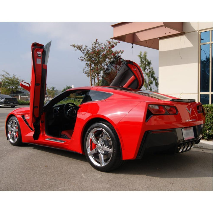C7 Corvette Stingray Lambo Style Vertical Doors - Door Hinge Conversion Kit,Exterior