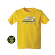 C7 Corvette Stingray Logo Youth Tee - Glow-in-the-Dark : Sunflower,Apparel