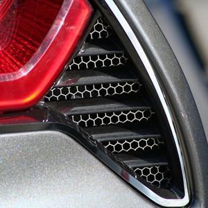C7 Corvette Stingray Matrix Taillight Grilles,0