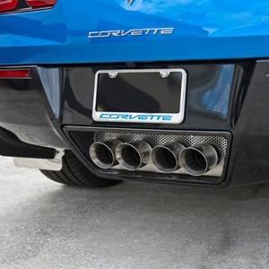 C7 Corvette Stingray Perforated Exhaust Port Filler Panel,Exhaust