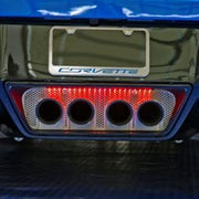 C7 Corvette Stingray Perforated Exhaust Port Filler Panel,Exhaust