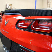 C7 Corvette Stingray Rear Deck Spoiler Version 1 - Carbon Fiber,Exterior