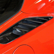 C7 Corvette Stingray Rear Quarter Vent Direct Fit - Carbon Fiber,Exterior