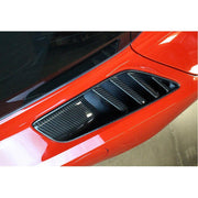 C7 Corvette Stingray Rear Quarter Vent Direct Fit - Carbon Fiber,Exterior