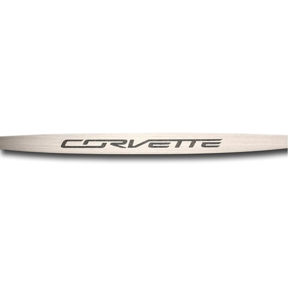 C7 Corvette Stingray Rear View Mirror Trim with "CORVETTE" Script : Auto-Dim Mirror,Interior